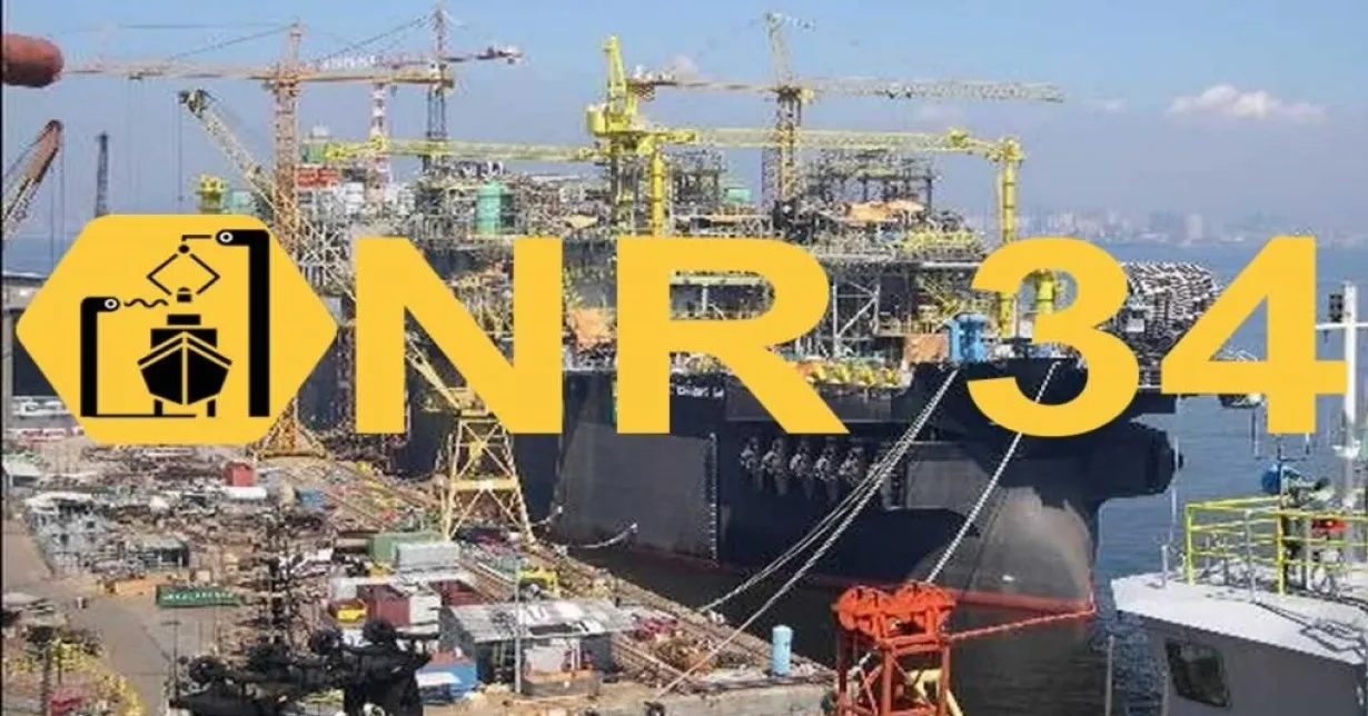 Cursos de NR 34 - Condições e Meio Ambiente de Trabalho na Indústria da Construção, Reparação e Desmonte Naval