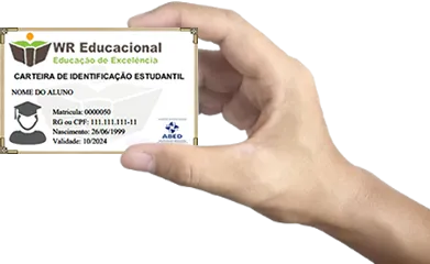 Carteirinha de Estudante WR Educacional