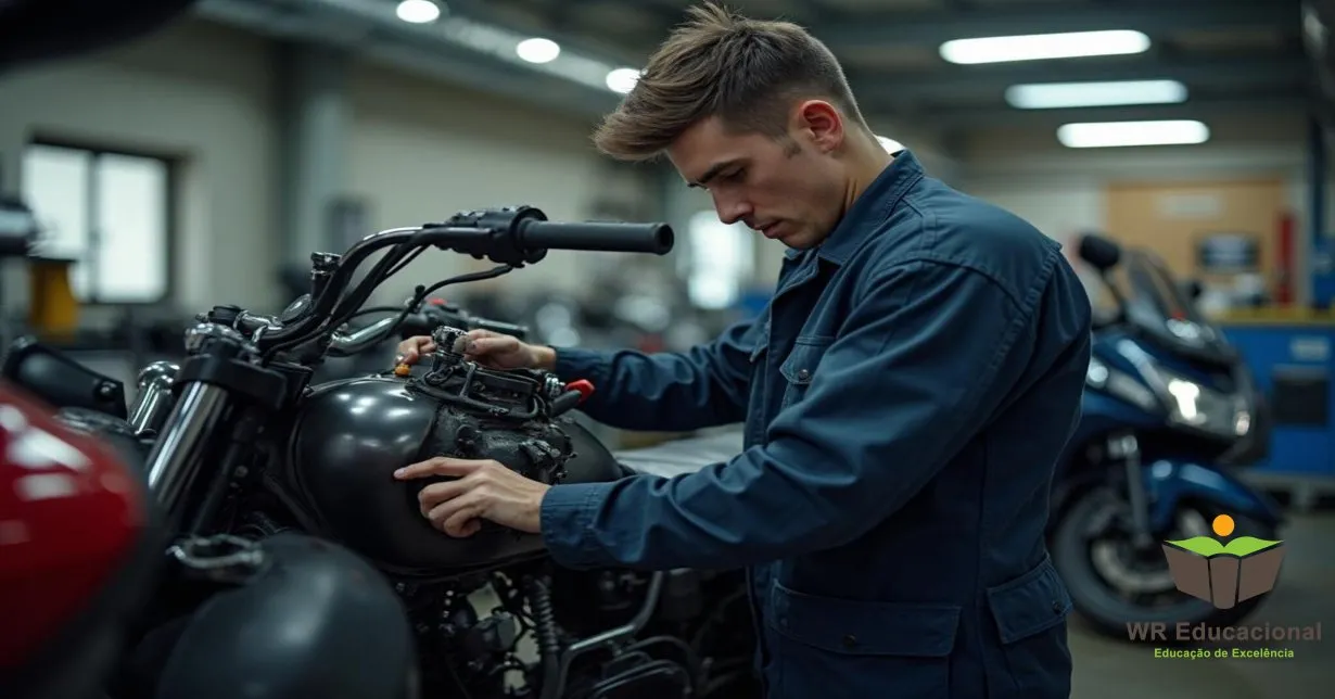 Curso de Básico de Mecânica Aplicada em Reparação de Motocicletas