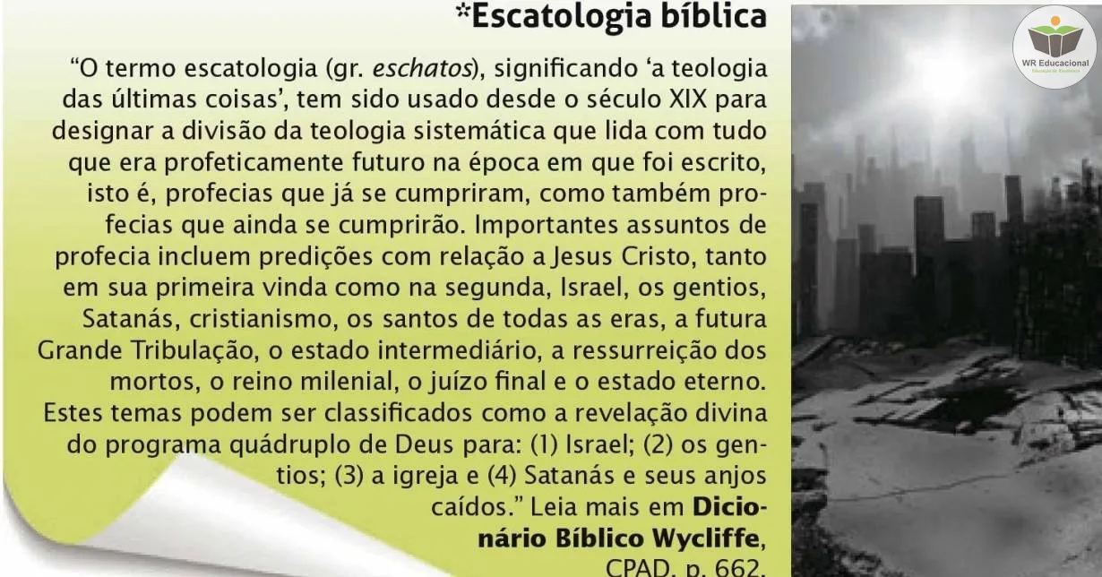 Curso Online Grátis de Escatologia Bíblica ( Pentecostal )