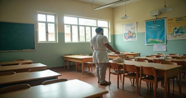 Avaliação e monitoramento da saúde e higiene em instituições de ensino